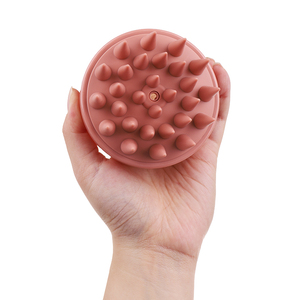 Silicone Scrubber Hair Washing Brush Hair Applicator Comb Brush Hair Scalp Scrubber <b>Shampoo</b> Brush with <b>Dispenser</b> - Product Image 6