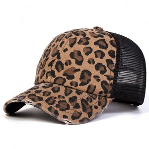 Gorras de Camionero al por Mayor, Gorra de Béisbol Innovadora Personalizada de Alta Calidad con Estampado de Leopardo, Gorra de 6 Paneles - Product Image 2
