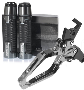 Leviers de frein et d'embrayage <span class=keywords><strong>Z1000</strong></span>, poignées et embouts de guidon pour moto avec logo laser, vente en gros au <span class=keywords><strong>prix</strong></span> d'usine - Product Image 1
