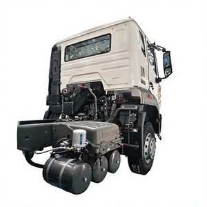 รถหัวลาก H0W0 4X2 375 แรงม้า เครื่องยนต์ดีเซล Weichai ยูโร 3 รถบรรทุกหนักสำหรับขนส่งตู้คอนเทนเนอร์ - Product Image 1