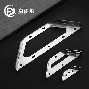 Fu Yin Lai Stainless Steel <b>Corner</b> Bracket Universal Trapezoidal <b>Shelf</b> Support Thickened Cabinet <b>Wall</b> Mount Drawer Fixing Bracket - Product Image 1