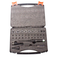 Kit de viseur laser rechargeable professionnel LUGER avec 32 adaptateurs de 0,17 à 12 pouces, rouge ou vert lumineux avec interrupteur à bouton