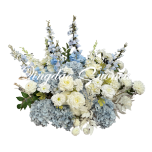 리얼리틱 인조 실크/플라스틱/폼 아일 플라워 러너 핸드메이드 혼합 색상 꽃 장식 웨딩 입구 아일 재사용 가능 - Product Image 4