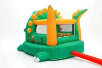 Mini château gonflable animal crocodile 370*335*280cm à vendre – Château gonflable pour parc d'attractions et divertissement
