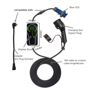 Nuevo Cargador Portátil para Vehículos Eléctricos Monofásico TIPO 2 con Salida de CA de 7kW y Compatibilidad con 100-110V a 200-220V - Product Image 4