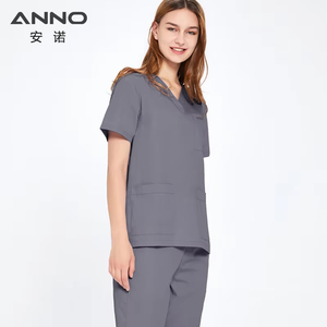 Tenues médicales unisexes ANNO de haute qualité, uniformes tissés pour hôpitaux, blouses conçues pour les médecins et les infirmières. - Product Image 4