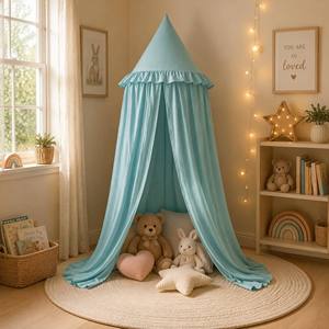 <span class=keywords><strong>Moustiquaire</strong></span> de lit pliable personnalisée 100 % polyester pour enfants, idéale pour le camping, l'extérieur et la maison - Product Image 5