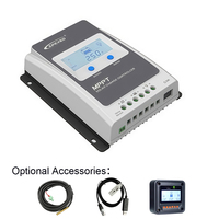 Controlador de Panel Solar MPPT de 30A, 12V/24V Automático, 100V PV, Sensor de Temperatura Remoto, para Sistemas Solares Aislados, Disponible en Almacenes de la UE y EE. UU.