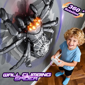 Juguete de Araña Trepadora de Pared con Control Remoto de 2.4G, 360 °   Robot Araña Eléctrico con Control Remoto, Giratorio, para Escalar Paredes, Techos y Pisos, con Luces - Product Image 3