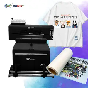 Cowint DTF impresora de doble cabezal xp600 60 cm 24 pulgadas DTF impresora con cartuchos