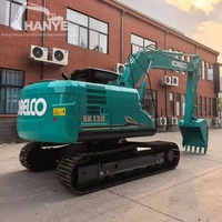 Nouvelle pelle hydraulique sur chenilles Kobelco SK130 de 13 tonnes avec godet de 0,53 m³ – Matériel de construction moyen très demandé à vendre