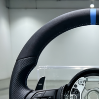 Volant en cuir noir pour BMW F10 F30 F20 F15 F18 F25 F31 F32 F02 F07 F11 F23 F35 F36 F06 F48 F49 F39 F26 F16