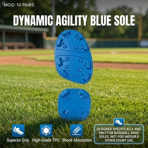 Semelle auto-adhésive en caoutchouc TPU de type divisé pour baseball et softball, semelle amovible antidérapante modifiée pour baskets - Product Image 2