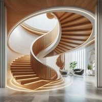 Escalier en colimaçon moderne en acier pour extérieur, idéal pour villas et duplex, colonne centrale durable pour balcon ouvert et loft métallique