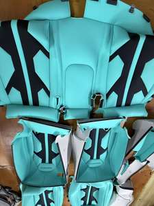 Housses de siège auto personnalisées bleu Tiffany pour Lamborghini - Product Image 6