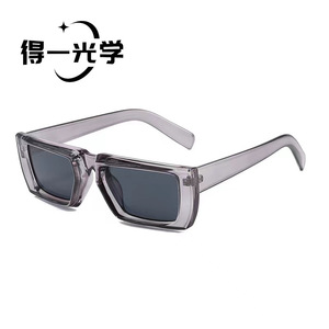 Square Frame <b>Sunglasses</b> Black UV400 Women's Fashion Sun Protection - Product Image 2