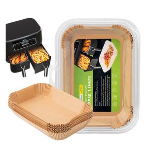 Revestimientos de silicona de grado alimenticio desechables cuadrados personalizados a prueba de grasa aceite impermeable papel pergamino pan para galletas de cocina - Product Image 4