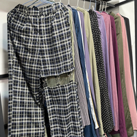 Celana Kulot Polyester/Katun Bekas Berkualitas Tinggi Harga Grosir Modis untuk Wanita Musim Semi Merek Antelope