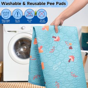 Profession eller Hersteller Benutzer definierter Druck Auslaufs icher Anti-Rutsch-Hunde-Pee-Trainings pad Maschinen wasch bare wasserdichte Pee-Matten für Haustiere - Product Image 3