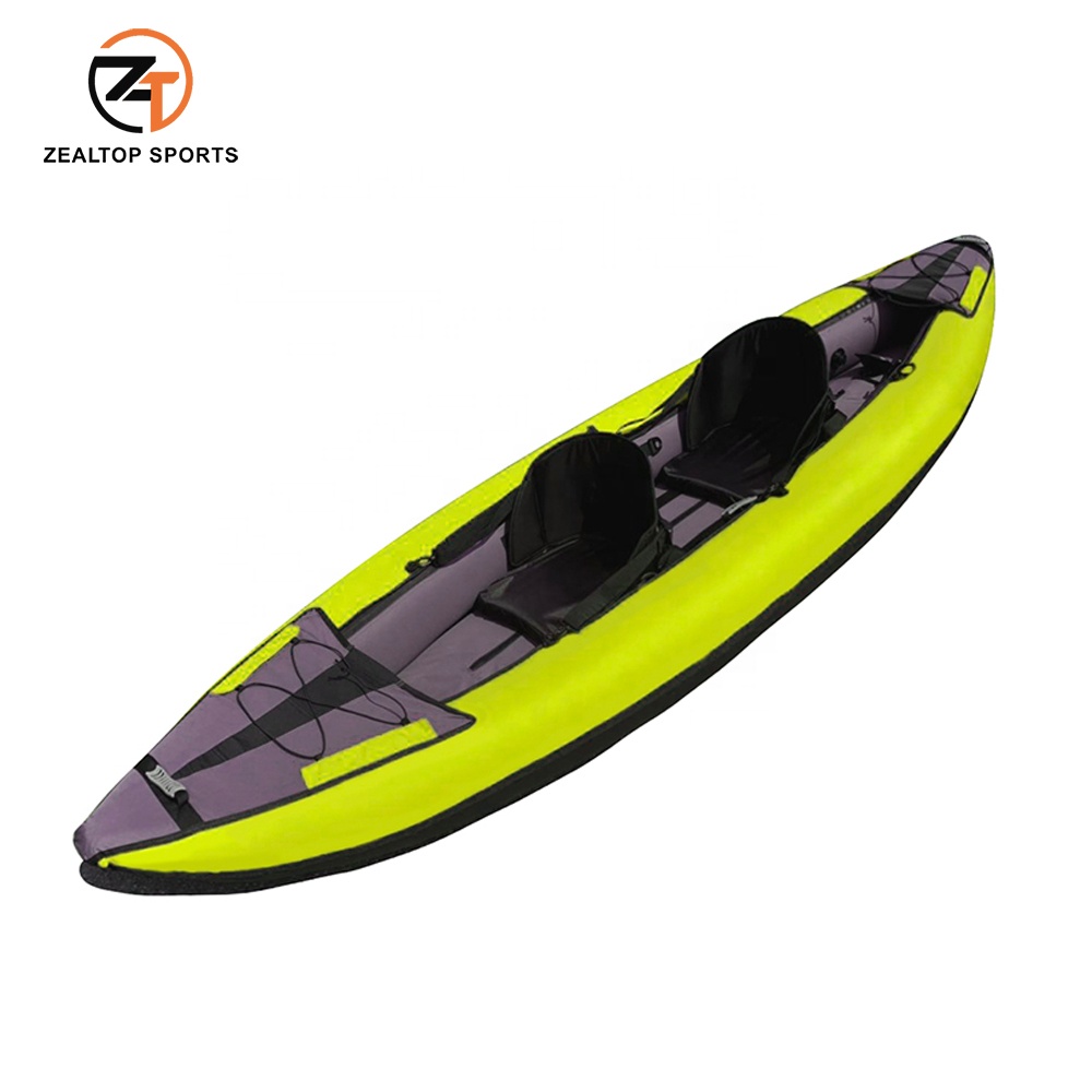 Оптовая продажа с фабрики, прочный надувной каяк, 2 человека, надувная лодка для рыбалки, Каноэ