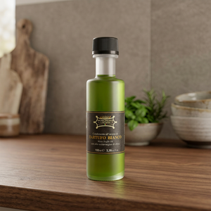 Huile de truffe blanche personnalisable Norcineria Lucana avec huile d'olive extra vierge, fabriquée à la main en Italie, extra vierge, best-seller, bouteille de 0,1 L - Product Image 3