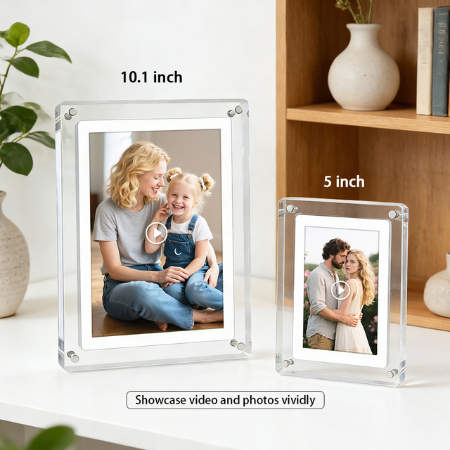 5/10 IPS Electronic Photo Frame USB Function Video Player with Picture Video Calendar Digital Wall Frame Digital Photo Frame