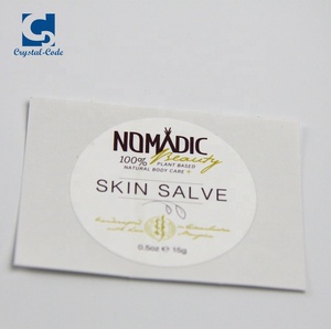 私人香水液体口红哑光瓶香氛样品批发包装湿疹霜印花白色化妆品标签 - Product Image 2