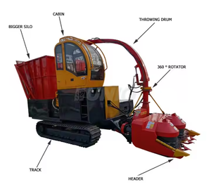 Silage Machine Tractor Mini <b>Harvester</b> Grass Straw Silage Machine for Farms Agricultural Cropper <b>Corn</b> Green Feed Harvesting Machi - Product Image 3