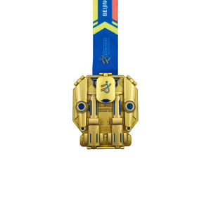 परिवर्तन नई डिजाइन पुरस्कार ट्रॉफी कांस्य प्लेटेड नृत्य धातु चल रहे कस्टम पदक - Product Image 2