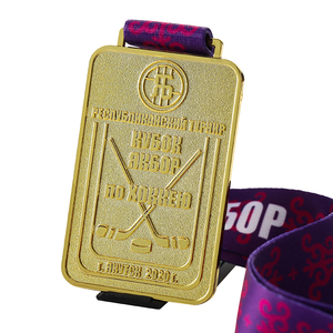Médailles personnalisées <span class=keywords><strong>en</strong></span> métal doré, alliage de Zinc, gravure Rectangle, médailles de sport, de course, de Hockey, de Baseball, fantaisie, bon marché - Product Image 1