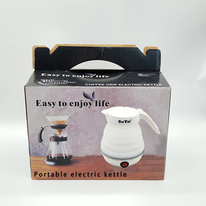 Foldable <strong>Kettle</strong> 0.6L 220V Portable Electric <strong>Kettle</strong> Bottle Best Silicone <strong>for</strong> <strong>Car</strong> Use Home Appliances Travel - Product Image 6