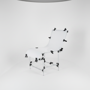 <span class=keywords><strong>Table</strong></span> de Prise de Vue Photo Blanche de Qualité 60x130cm, Chaise de Studio Photo pour Équipement Photographique et Prise de Vue en Studio - Product Image 4