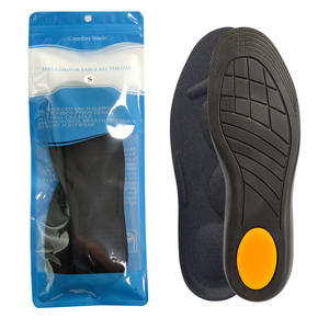 4D Unisex Soft Sole Comfortable Sports Shock Absorption Sweat-Absorbing PU Full Insoles for Arch <b>Support</b> - Product Image 5