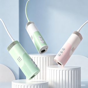 Mini Brosse Sèche-Cheveux Portable pour Animaux de Compagnie, en Plastique Vert, Éliminateur de Pellicules, Vaporisateur pour Chiens, Design Moderne, Léger et Compact - Product Image 2