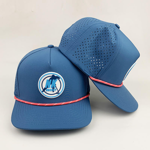 Gorras de Béisbol de Alta Calidad para Hombre, Gorras Snapback Personalizadas de 5 Paneles con Corte Láser, Impermeables, Deportivas, para Golf - Product Image 3