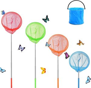 Filets <span class=keywords><strong>attrape</strong></span>-insectes pour enfants, <span class=keywords><strong>filet</strong></span> de pêche télescopique pour enfants pour attraper des insectes, activités de jardin en plein air - Product Image 1