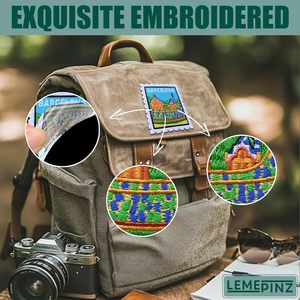 Parche Bordado de Barcelona de 3 Pulgadas, Termoadhesivo o para Coser, Aplique de Tela para Bolsos - Product Image 5