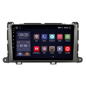 Для <span class=keywords><strong>Toyota</strong></span> <span class=keywords><strong>Sienna</strong></span> 2010-2014android Автомобильный GPS-навигатор fm стерео радио carplay para Автомобильная электроника dvd-плеер - Product Image 1