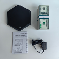 Lampe LED 3D Lune Magnétique en Lévitation, Design Moderne et Simple, avec Base Rotative, pour Billets de Banque, Veilleuse, Décoration de Chambre et de Bureau