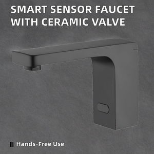Grifo Automático Inteligente con Sensor para Hoteles, Diseño Contemporáneo con Válvula <span class=keywords><strong>de</strong></span> Cerámica <span class=keywords><strong>de</strong></span> Latón sin Contacto para <span class=keywords><strong>Lavabo</strong></span> <span class=keywords><strong>de</strong></span> Baño - Product Image 3