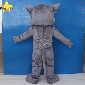 <span class=keywords><strong>Disfraz</strong></span> de Mascota de Gato Gris Funtoys CE, <span class=keywords><strong>Disfraz</strong></span> de Personaje de Dibujos Animados, Mascota de Adulto con Nariz Rosa y Palmas para <span class=keywords><strong>Halloween</strong></span> - Product Image 4