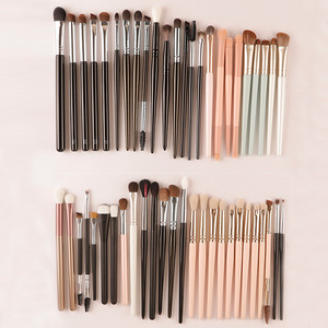 Makeup Brush Set 1 Piece Synthetic Hair Eye Shadow Eyeliner <b>Mascara</b> Eyebrow Brush Plastic Handle Round Shape - Product Image 1