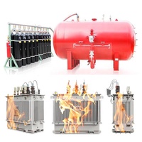 Réservoir souple fixe en acier inoxydable pour système d'extinction d'incendie par mousse, pour la protection incendie des transformateurs et des postes de transformation