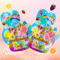 Ensemble de bonbons et jouets halal pour enfants, très demandé, bonbons durs aux saveurs de fruits, emballage durable, petit cadeau amusant pour les fêtes