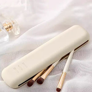 Custom Logo Soft Silicone <b>Makeup</b> <b>Brush</b> Travel <b>Case</b> Custom Travel Cosmetic <b>Brush</b> Holder Washable <b>Makeup</b> Tool Organizer for Travel - Product Image 2