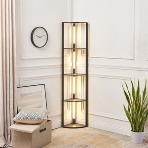 Hiện đại sang trọng dẫn đèn sàn cho trang trí nội thất cho phòng khách phòng ngủ và văn phòng sử dụng bóng đèn hiển thị kệ - Product Image 2