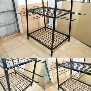 Estante de exhibición portátil de metal y madera para cosméticos, esmalte de uñas y pequeños accesorios para tiendas minoristas y uso en tiendas - Product Image 5