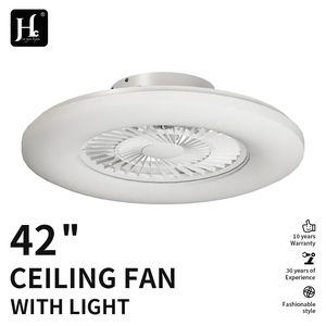 Plafonnier LED moderne avec ventilateur, éclairage de plafond à intensité variable avec télécommande, ventilateur à vitesse réglable - Product Image 3