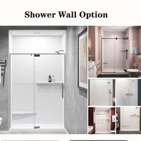 KMRY Stock aux États-Unis SMC Panneaux de Douche Hôteliers Étanche Personnalisables Socle et Murs Panneaux Muraux de Douche Contour de Douche