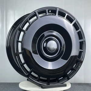 Jantes forgées noires brillantes à capot flottant pour grands véhicules, jantes en alliage personnalisées à 5 trous de 21, 22, 23 pouces pour Range Rover, <span class=keywords><strong>Rolls</strong></span>-<span class=keywords><strong>Royce</strong></span>, <span class=keywords><strong>SUV</strong></span> - Product Image 2